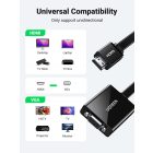 UGREEN HDMI - VGA Adapter MM103 25cm - Fekete