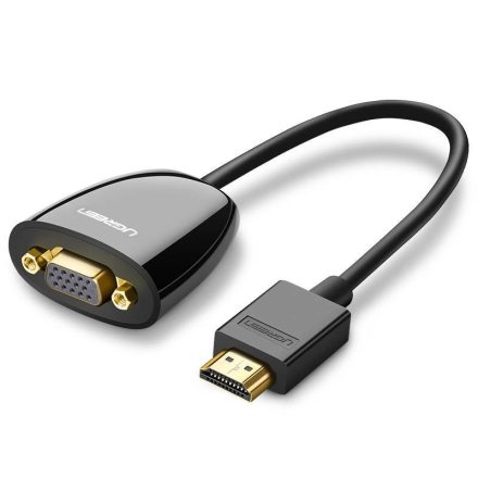 UGREEN HDMI - VGA Adapter - Fekete