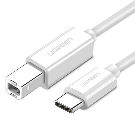 UGREEN USB 2.0 C-B Nyomtató Kábel - 1,5m - Fehér