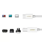 UGREEN US241 USB-C 2.0 - USB-B Nyomtató Kábel - 1.5m - Fehér