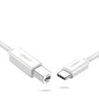 UGREEN US241 USB-C 2.0 - USB-B Nyomtató Kábel - 1m - Fehér