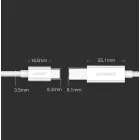 UGREEN US241 USB-C 2.0 - USB-B Nyomtató Kábel - 1m - Fehér
