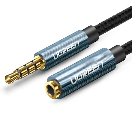 UGREEN Audio hosszabbító kábel - 3,5 mm jack - 0,5m - Kék