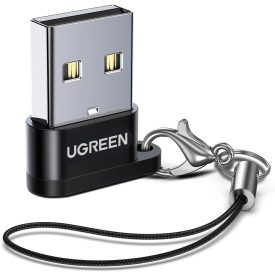 UGREEN USB-A 2.0 - USB-C Adapter - Fekete UGREEN USB-A 2.0 - USB-C Adapter - Fekete