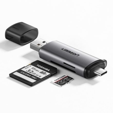 UGREEN USB + USB-C OTG Kártyaolvasó - SD, microSD