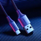 Ugreen USB-A - USB-C Kábel - 0.5m 3A - Fekete