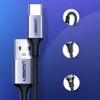 Ugreen USB-A - USB-C Kábel - 0.5m 3A - Fekete