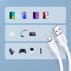 Ugreen USB-A - micro USB Kábel - 1m 2.4A - Fehér