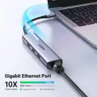 UGREEN CM475 USB-C HUB 3x USB 3.0 + Gigabit RJ45