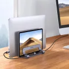 UGREEN LP258 Két Foglalatos Laptop Állvány - Ezüst
