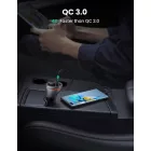 UGREEN CD204 Autós Töltő - USB + USB-C + 12V Szivargyújtós Aljzat - Szürke