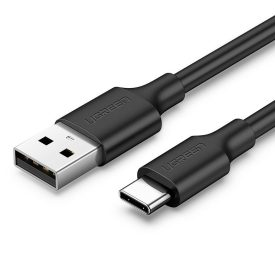 UGREEN USB-A - USB-C Kábel - 3m 3A - Fekete UGREEN USB-A - USB-C Kábel - 3m 3A - Fekete