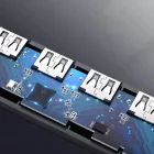 Ugreen CM219 USB-C HUB - 4x USB-A 3.0 + USB-C Tápcsatlakozó - Szürke