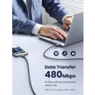 Ugreen USB-C - USB-C Kábel - 1m 5A 100W