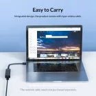 Orico USB - RJ45 Hálózati Adapter - 100Mbit - Fekete