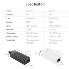 Orico USB - RJ45 Hálózati Adapter - 100Mbit - Fekete