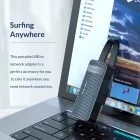 Orico USB - RJ45 Hálózati Adapter - 1000Mbit - Fekete
