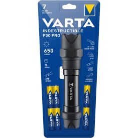 Varta Indestructible F30 Pro Elemlámpa - 650 lm - 6xAA elemmel   Varta Indestructible F30 Pro Elemlámpa - 650 lm - 6xAA elemmel
