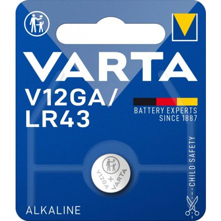 Varta V12GA LR43 Alkáli Gombelem