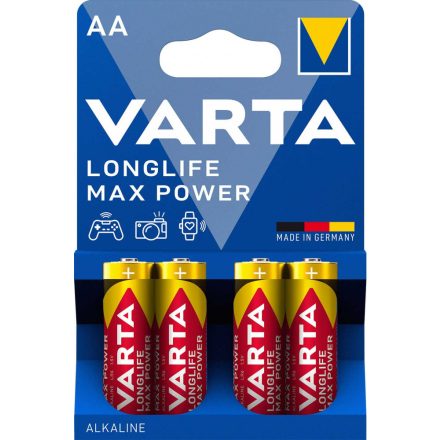 Varta Longlife Max Power AA Ceruza Elem - 4 db