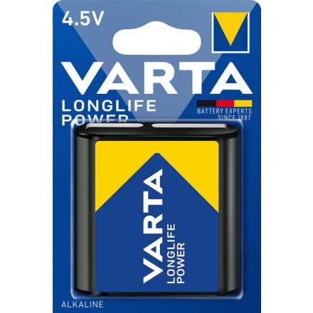 Varta Longlife Power 4,5V Lapos Elem