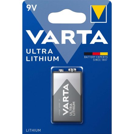 Varta Ultra Lithium 9V Elem