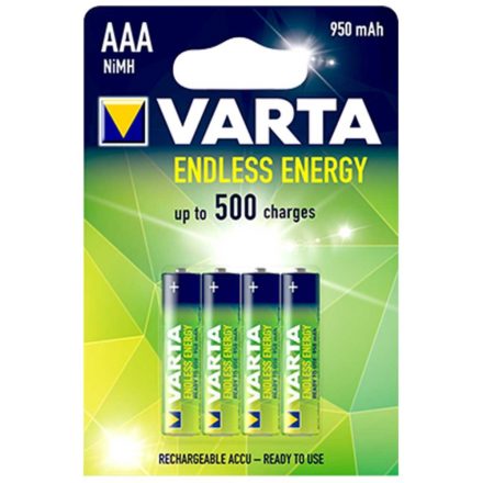 Varta Endless Energy AAA 950mAh NiMH akkumulátor x 4 db