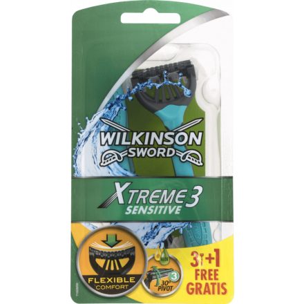 Wilkinson Xtreme3 Sensitive eldobható borotva 3+1
