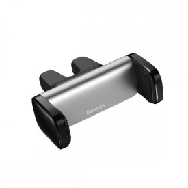 Baseus Steel Cannon Autós Tartó - Szellőzőrácsba - Ezüst   Baseus Steel Cannon Autós Tartó - Szellőzőrácsba - Ezüst
