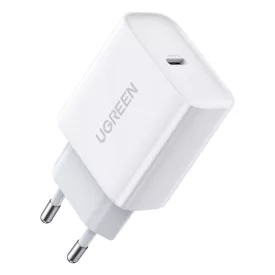   Ugreen Hálózati Töltő 20W - USB-C - PD 3.0 QC 4.0 - Fehér