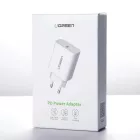 Ugreen Hálózati Töltő 20W - USB-C - PD 3.0 QC 4.0 - Fehér