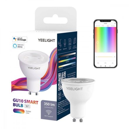Yeelight W1 Okos LED Izzó GU10 RGB - Dimmable