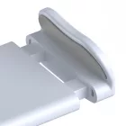 Baseus Lazy Phone Telefon és Tablet Tartó Klipszes - Ezüst