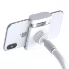 Baseus Lazy Phone Telefon és Tablet Tartó Klipszes - Ezüst