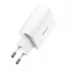 Baseus Speed Mini Hálózati Gyorstöltő - 1xUSB-C - 20W QC3.0 - Fehér