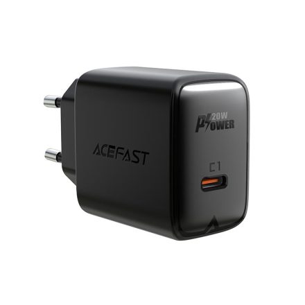 Acefast A1 Hálózati Gyorstöltő 20W PD - USB-C - Fekete