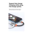 Mcdodo Lightning - Lightning + 3,5mm Adapter - Ezüst-Narancs