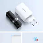 UGREEN Nexode GaN Hálózati Töltő 65W - 2xUSB-C + USB-A - Fehér