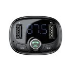 Baseus FM Transmitter és Töltő S09 OS - T típusú - 2xUSB - microSD