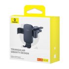 Baseus Metal Age 3 Gravitációs Autós Tartó - Szellőzőrácsba - Fekete