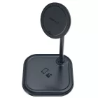 Acefast E6 MagSafe Kompatibilis Vezeték Nélküli Töltő és Állvány 15W - Szürke