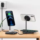 Acefast E6 MagSafe Kompatibilis Vezeték Nélküli Töltő és Állvány 15W - Szürke