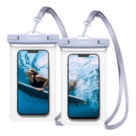 Spigen A601 Aqua Shield Univerzális Vízálló Tok x 2 db - Kék   Spigen A601 Aqua Shield Univerzális Vízálló Tok x 2 db - Kék