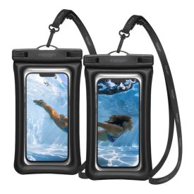Spigen A610 Aqua Shield Univerzális Lebegő Vízálló Tok x 2 db - Fekete   Spigen A610 Aqua Shield Univerzális Lebegő Vízálló Tok x 2 db - Fekete