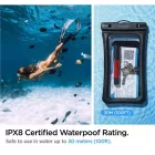 Spigen A610 Aqua Shield Univerzális Lebegő Vízálló Tok x 2 db - Fekete