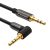 Wozinsky Audio Kábel Mini Jack Derékszögű 3m - Fekete