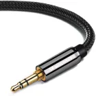 Wozinsky Audio Kábel Mini Jack Derékszögű 3m - Fekete