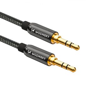 Wozinsky Audio Kábel Mini Jack 2m - Fekete Wozinsky Audio Kábel Mini Jack 2m - Fekete