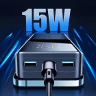 Joyroom JR-T015 Power Bank 30000mAh 15W - Fekete