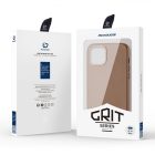 iPhone 14 Plus Tok - Dux Ducis Grit Leather MagSafe - Barna